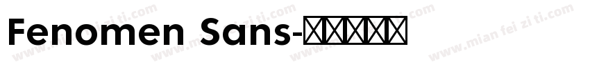 Fenomen Sans字体转换